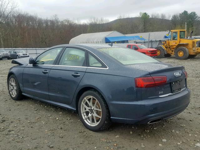 WAUGFAFC4GN088615 - 2016 AUDI A6 PREMIUM BLUE photo 3