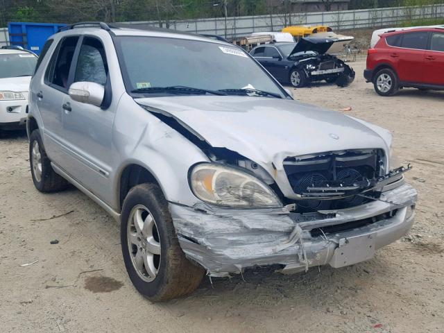 4JGAB57E74A495550 - 2004 MERCEDES-BENZ ML 350 GRAY photo 1