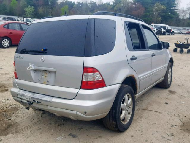 4JGAB57E74A495550 - 2004 MERCEDES-BENZ ML 350 GRAY photo 4