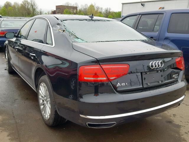 WAUR2AFD7EN007150 - 2014 AUDI A8 L QUATT BLACK photo 3