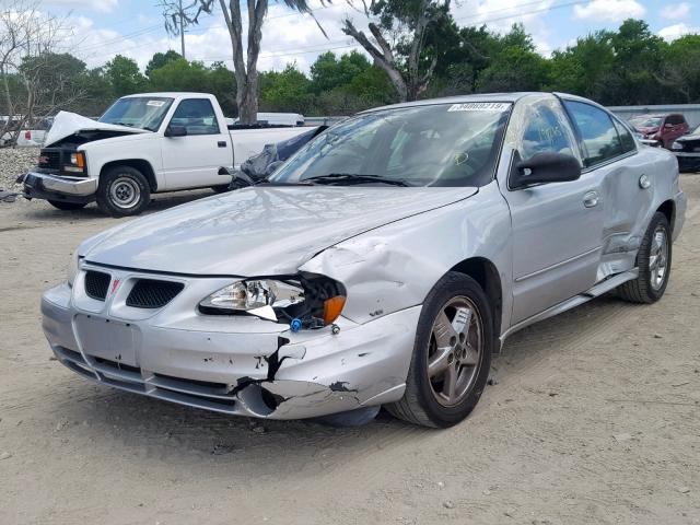 1G2NF52E24M509150 - 2004 PONTIAC GRAND AM S SILVER photo 2