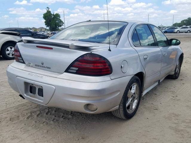 1G2NF52E24M509150 - 2004 PONTIAC GRAND AM S SILVER photo 4