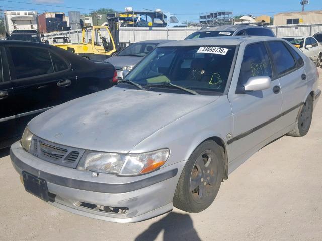 YS3DF55K612045580 - 2001 SAAB 9-3 SE SILVER photo 2