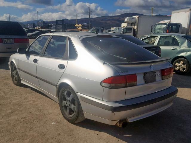 YS3DF55K612045580 - 2001 SAAB 9-3 SE SILVER photo 3