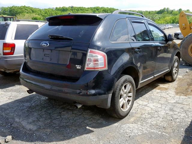 2FMDK48C87BB13376 - 2007 FORD EDGE SEL BLACK photo 4