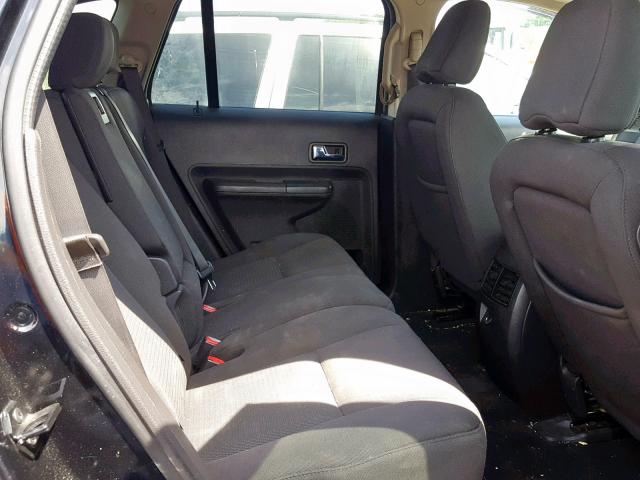 2FMDK48C87BB13376 - 2007 FORD EDGE SEL BLACK photo 6