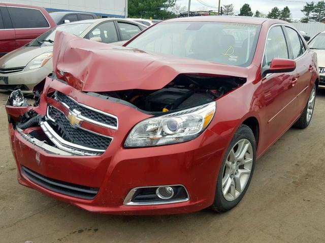 1G11F5SR4DF152788 - 2013 CHEVROLET MALIBU 2LT RED photo 2