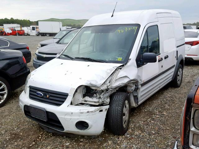 NM0LS7BN8AT032846 - 2010 FORD TRANSIT CO WHITE photo 2