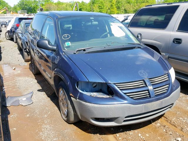 1D4GP21E36B753974 - 2006 DODGE CARAVAN C/ BLUE photo 1