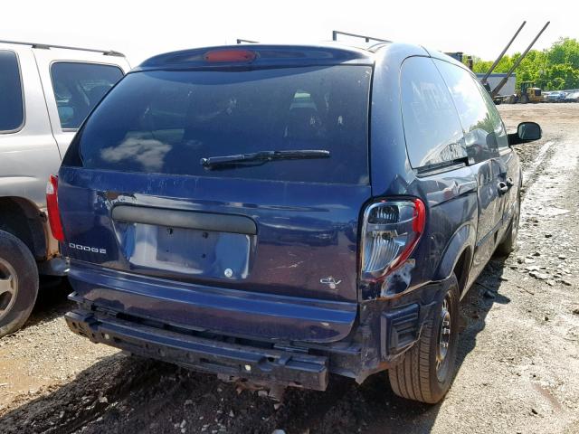 1D4GP21E36B753974 - 2006 DODGE CARAVAN C/ BLUE photo 4