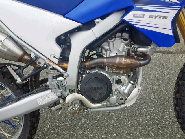 JYADG21E9GA008875 - 2016 YAMAHA WR250 R BLUE photo 7