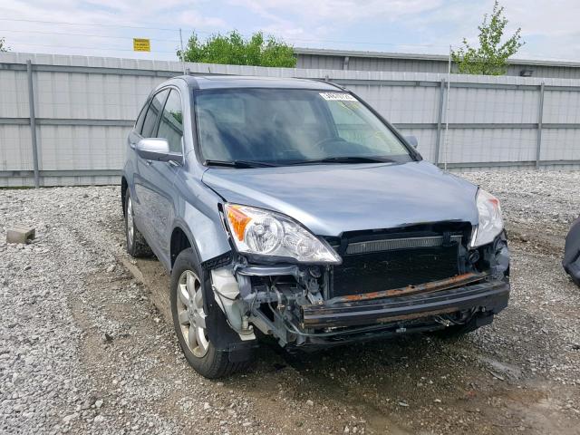 JHLRE48729C016782 - 2009 HONDA CR-V EXL BLUE photo 1