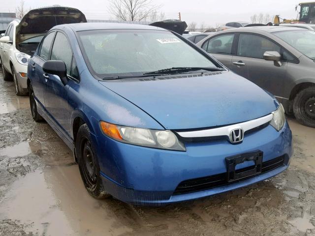 2HGFA16458H011270 - 2008 HONDA CIVIC DX-G BLUE photo 1