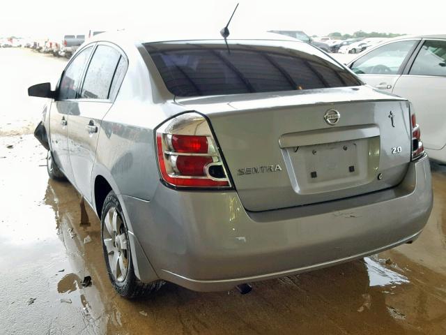 3N1AB61E67L618029 - 2007 NISSAN SENTRA 2.0 GRAY photo 3