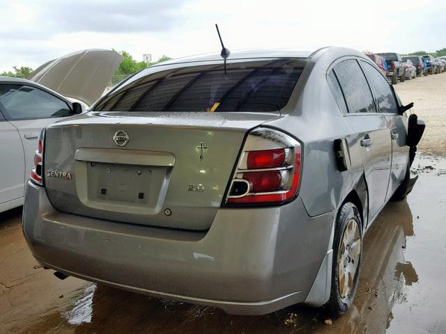 3N1AB61E67L618029 - 2007 NISSAN SENTRA 2.0 GRAY photo 4