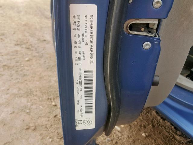 1B3HB48B87D525337 - 2007 DODGE CALIBER SX BLUE photo 10