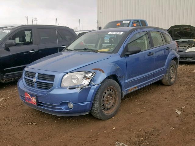 1B3HB48B87D525337 - 2007 DODGE CALIBER SX BLUE photo 2