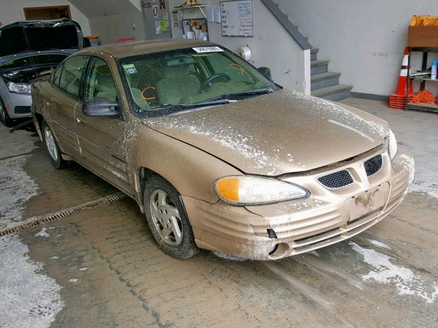 1G2NE52T5XC520848 - 1999 PONTIAC GRAND AM S GOLD photo 1