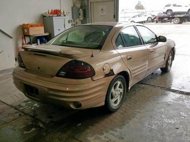 1G2NE52T5XC520848 - 1999 PONTIAC GRAND AM S GOLD photo 4