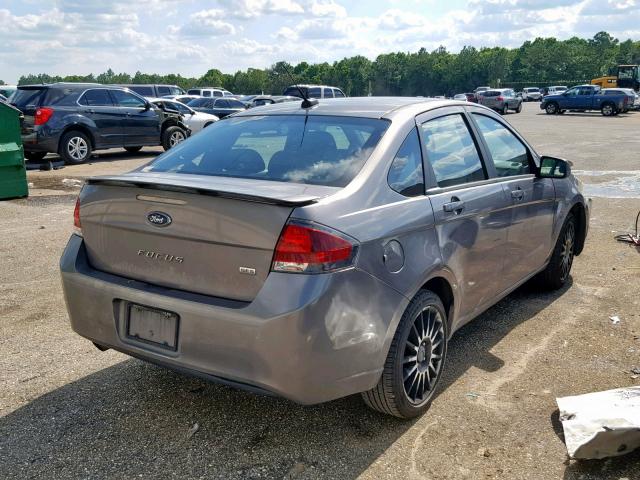 1FAHP3GN5AW252137 - 2010 FORD FOCUS SES GRAY photo 4