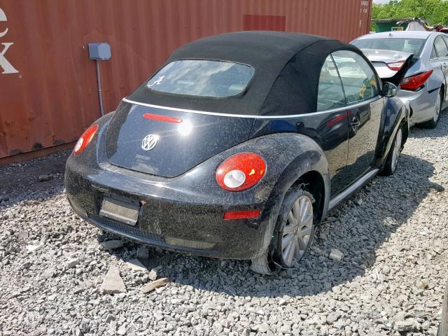 3VWRW3AL4AM003348 - 2010 VOLKSWAGEN NEW BEETLE 黑色 照片 4