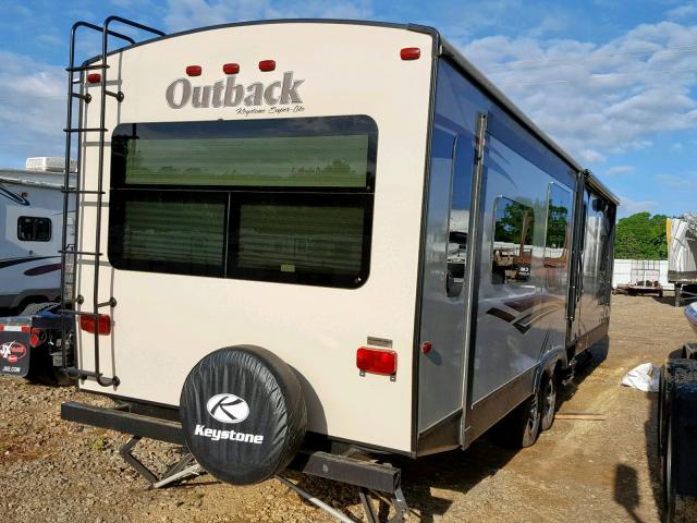 4YDT31623FB453994 - 2015 KEYSTONE OUTBACK TAN photo 4