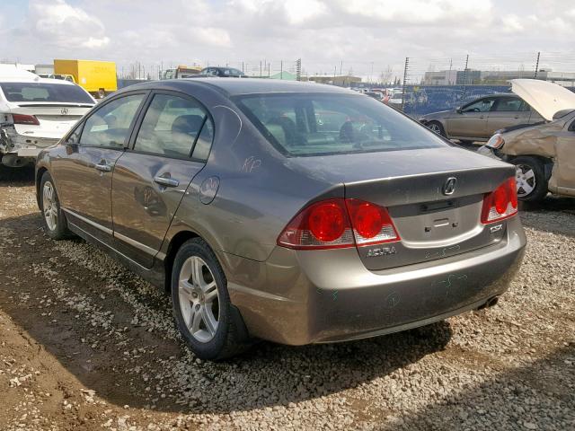 2HHFD56726H205482 - 2006 ACURA CSX PREMIU BROWN photo 3