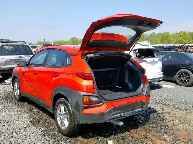 KM8K1CAA0KU309702 - 2019 HYUNDAI KONA SE ORANGE photo 3