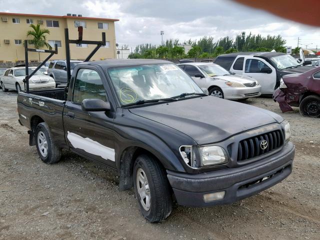 5TENL42NX2Z078172 - 2002 TOYOTA TACOMA BLACK photo 1