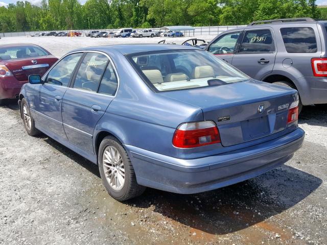 WBADT63481CF14060 - 2001 BMW 530 I AUTO BLUE photo 3