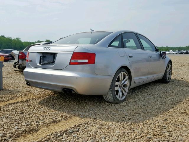 WAUGN74F17N093368 - 2007 AUDI S6 QUATTRO SILVER photo 4