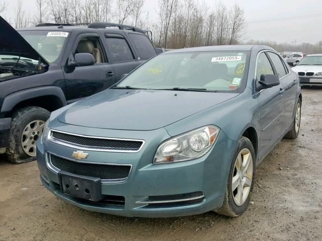 1G1ZG57B69F229714 - 2009 CHEVROLET MALIBU LS BLUE photo 2