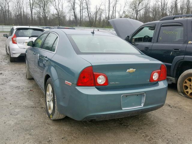 1G1ZG57B69F229714 - 2009 CHEVROLET MALIBU LS BLUE photo 3