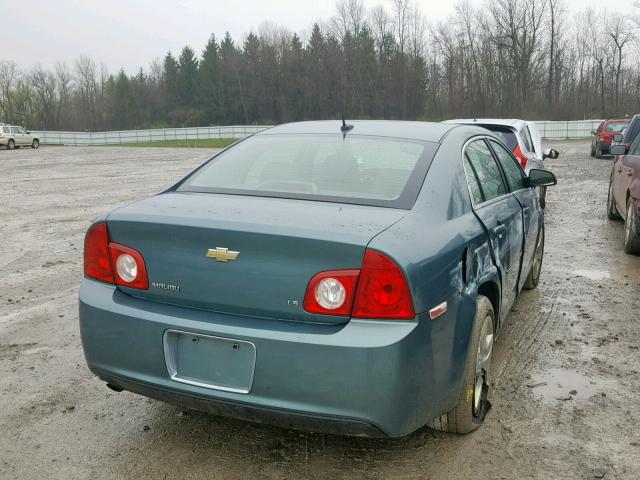 1G1ZG57B69F229714 - 2009 CHEVROLET MALIBU LS BLUE photo 4