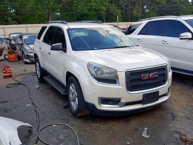 1GKKRNED4DJ214131 - 2013 GMC ACADIA SLE WHITE photo 1