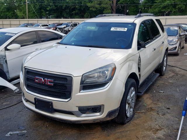 1GKKRNED4DJ214131 - 2013 GMC ACADIA SLE WHITE photo 2