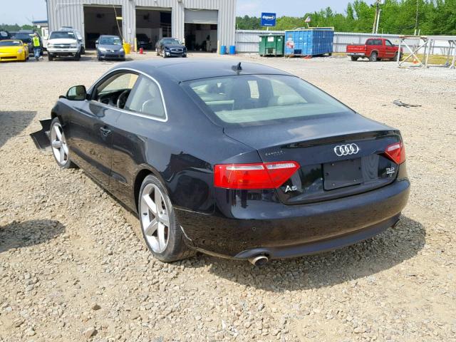 WAUDK78T59A014158 - 2009 AUDI A5 QUATTRO BLACK photo 3