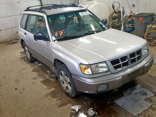 JF1SF6557YH712281 - 2000 SUBARU FORESTER S SILVER photo 1