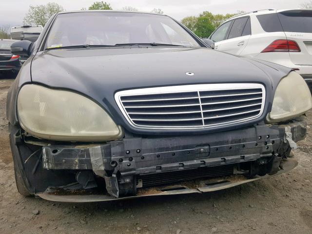 WDBNG70J51A165023 - 2001 MERCEDES-BENZ S 430 BLACK photo 9