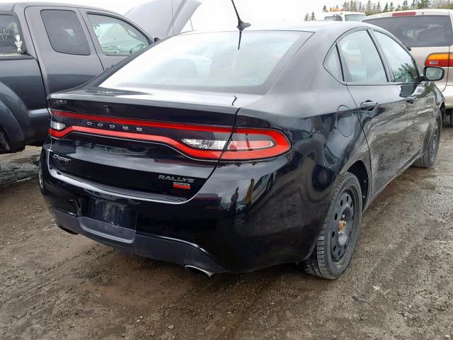 1C3CDFBH4DD224642 - 2013 DODGE DART SXT BLACK photo 4