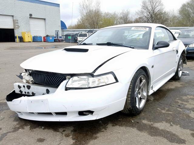 1FAFP42XX4F224974 - 2004 FORD MUSTANG GT WHITE photo 2