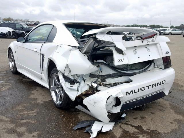 1FAFP42XX4F224974 - 2004 FORD MUSTANG GT WHITE photo 3