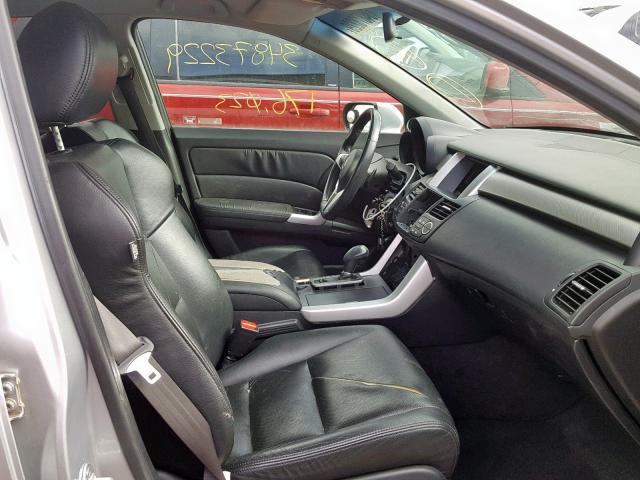 5J8TB18237A803068 - 2007 ACURA RDX SILVER photo 5