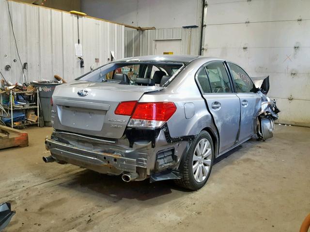 4S3BMDL60A2220166 - 2010 SUBARU LEGACY 3.6 SILVER photo 4