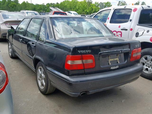 YV1LS55A9X2583943 - 1999 VOLVO S70 BLACK photo 3