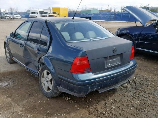 3VWSK29MX1M133669 - 2001 VOLKSWAGEN JETTA GLS GREEN photo 3