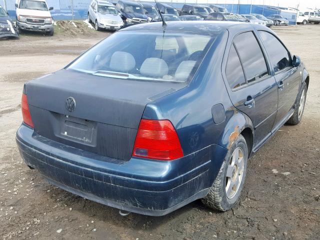 3VWSK29MX1M133669 - 2001 VOLKSWAGEN JETTA GLS GREEN photo 4