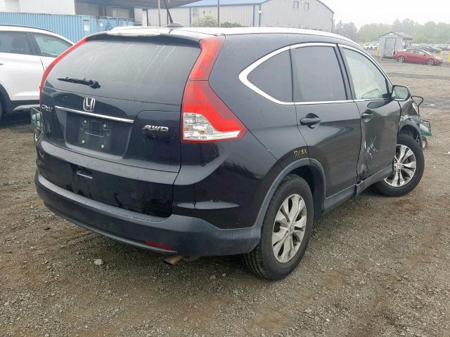 5J6RM4H73DL003686 - 2013 HONDA CR-V EXL BLACK photo 4