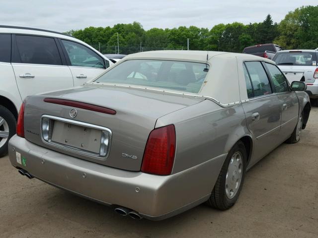 1G6KE57Y92U248104 - 2002 CADILLAC DEVILLE DH TAN photo 4