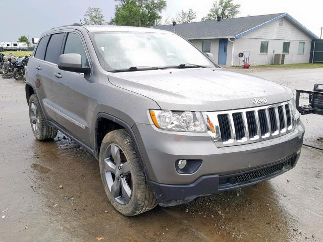 1C4RJFAG7CC288704 - 2012 JEEP GRAND CHER GRAY photo 1